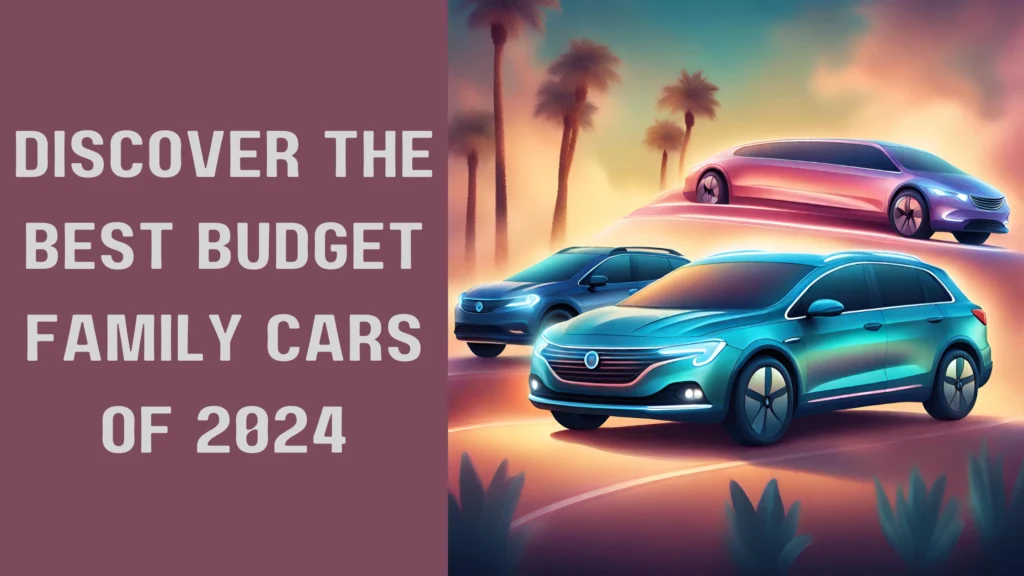 Discover the Best Budget Family Cars of 2024 Affordable and TopRated
