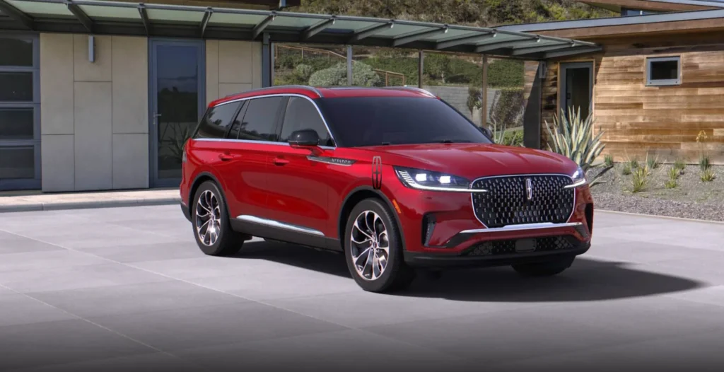 2025 Lincoln Aviator red
